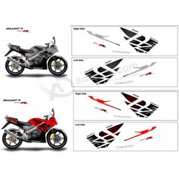 Pvc sticker, decoratie sticker, motorfiets sticker (HX-Md-01)