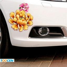 Car sticker flower scratches 3d stereoscopic stickers to shade the creative personality of the body film waterproof bumpers refit