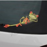 人格面白い車のステッカー人気のある漫画のカエルのステッカー3D装飾的なデキャンタリングのタイルのステッカーの防水