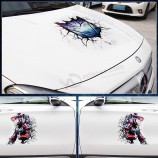 Electric car car sticker 3D waterproof reflector, zzuma ghost fire - riding decoration accessories applique motorcycle