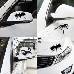 Custom The scorpion spider ant imitation 3D three-dimensional shadow automotive rearview mirror stickers car stickers Lahua scratch shield