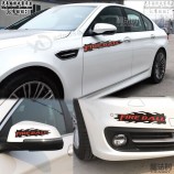 Wholesale Scratch stickers car stickers shielding bumper light eyebrow rearview mirror body waterproof decorative applique personality