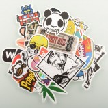 100 Pieces Car Styling Stickers Skateboard Vintage Sticker L