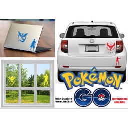 Pokemon Go Car Sticker Vinyl Decal-Team Instinct,Mystic,Valo