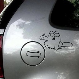 Simons Cat Inspired Car vinyl fuel cap sticker funny JDM ORI