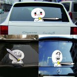 Wholesale custom Look after the file wiper wiper wiper with funny car sticker runaway comic creative personality anti scratch away