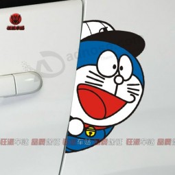 Custom Doraemon funny car stickers reflective crack A Doraemon cover scratches decorative garland cartoon film