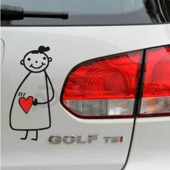 “Mama no carro do carro ”Projeto da etiqueta do carro etiqueta decorativa do corPo de carro da ProPaganda