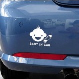 "Baby In Board" Baby Safety Sign Car Sticker, Car Decal