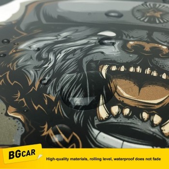 Wholesale The BGCAR terrorist car scratch 3D stereo rear windshield bumper block creative body stickers affixed personality