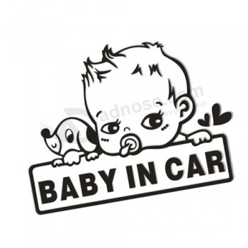 "Baby In Car" Baby Safety Sign Car Sticker- Vehicle Safety Sign Sticker