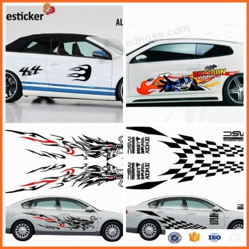 Wholesale custom Sticker car labels with oracal 651 vinyl/pvc material with printing logo
