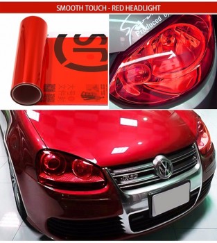 Factory price car styling 30cm*100cm high transparent protective film for car headlight with printing logo