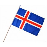 Wholesale customized Iceland Car Window Flags, Hand Flags, National Flags, Bunting Flags with any size