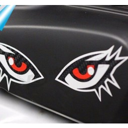 Carbon Fiber Decals Eyes Stickers for Car