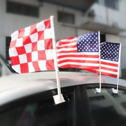 Wholesale customized high quality car window flag holders mount