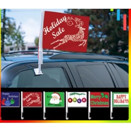 Wholesale customized Polyester Blank car flag manufacturer