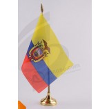 Wholesale Latest national country knitted polyester Customized flag print pennant flag with high quality and any size