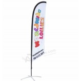 Wholesale customized flag Printed Feather Flag Banner Keder Flag with any Customized flag with high quality and any size