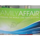 Durable quality vertical / horizontal hanging banner