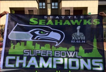Seattle Seahawks 12th man NFL Outdoor Flag 3 x 5 Banner Flag printing with your logo