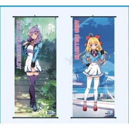Wholesale custom Japanese Anime Fabric Merchandise Banner Printing with your logo
