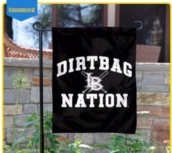 Wholesale custom Cheap price Long Beach State Baseball Garden Flag Yard Banner with your logo