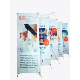 Wholesale cuatom folding portable custom display banner with x stand with your logo