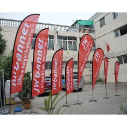 Durable fabric cheap feather flags and banner stands