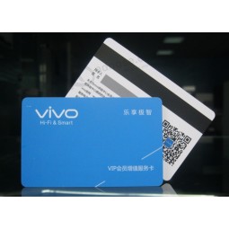 MDP02 pvc loyalty barcode card QR code plastic card with high quality