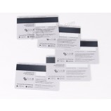 卸売カスタム到着印刷ブランクPVCカード磁気ストライププラスチックカード