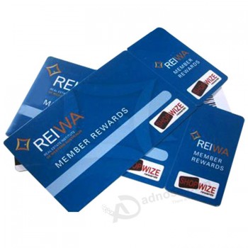 Wholesale membership price PVC combo card with Barcode Printing any logo