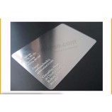 フルカラープラスチック透明PVC名刺/PVCカード/Pvcカード印刷