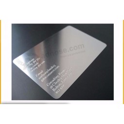 フルカラープラスチック透明PVC名刺/PVCカード/Pvcカード印刷