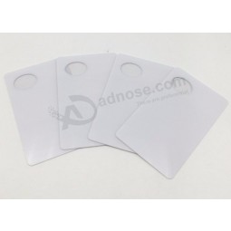 Customized Clear PVC Plastic Transparent Window Card with your logo