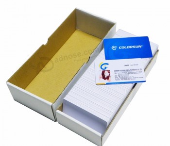 Wholesale custom high quality Free Samples Inkjet Printing Plastic PVC Card for Canon Inkjet Printer