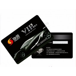 사용자 지정 새로운 디자인 플라스틱 회원 vip pvc 카드 회사 로고와 함께