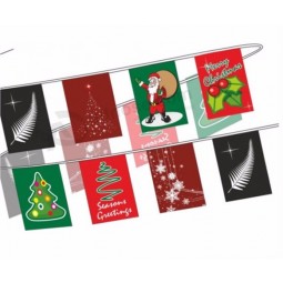 彩旗，节​​日旗帜，圣诞节展示，圣诞彩旗定制