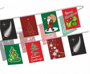 Banderas del empavesado, banderas del festival, exhibición de la Navidad, empavesado de la Navidad aduana