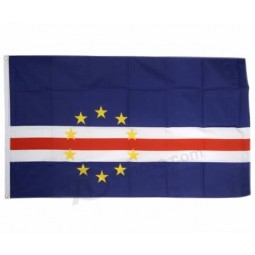 5*8фт Polyester Outdoor Country Banner Island Cape Verde Flag Printing