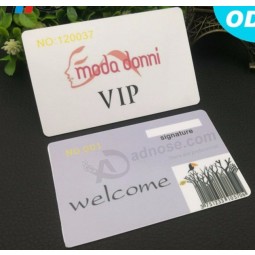 Wholesale custom High quality funny design plastic club PVC VIP membership business Cards with your logo