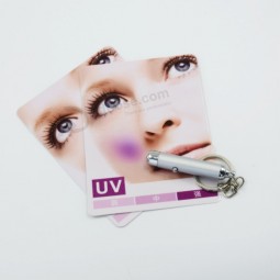 OEM High Quality PVC UV Test Card, Color Change UV Test Card
