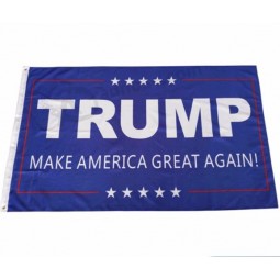 Polyester Make American Great Again Trump Flag with your logo