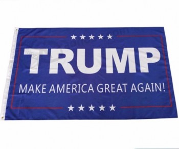 Polyester Make American Great Again Trump Flag with your logo