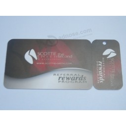 Wholesale custom Rewards Member loyalty Plastic combo cards with Varied sequential barcodes