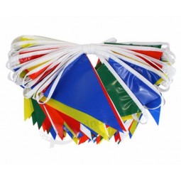 삼각형 멧 새 플래그 폴리네시아 깃발 buntings 사용자 지정 인쇄