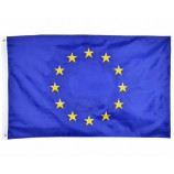 Custom Durable Polyester 90X150cm EU European Union Flag Banner