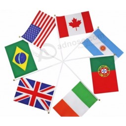 Custom Polyester Hand Wave Flags Printing with your logo