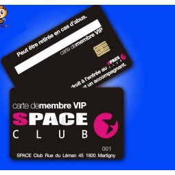 Hot sale custom chip card important club VIP member card