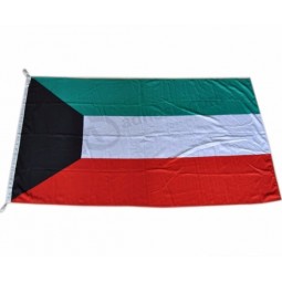 3*5英尺 Polyester Country Flags Kuwait Flag Wholesale